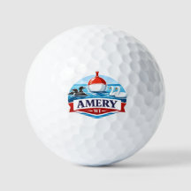 Amery Wisconsin Lake Life Recuerdo - Bola de Golf