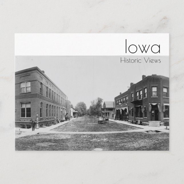 Ames, postal de Iowa (Anverso)