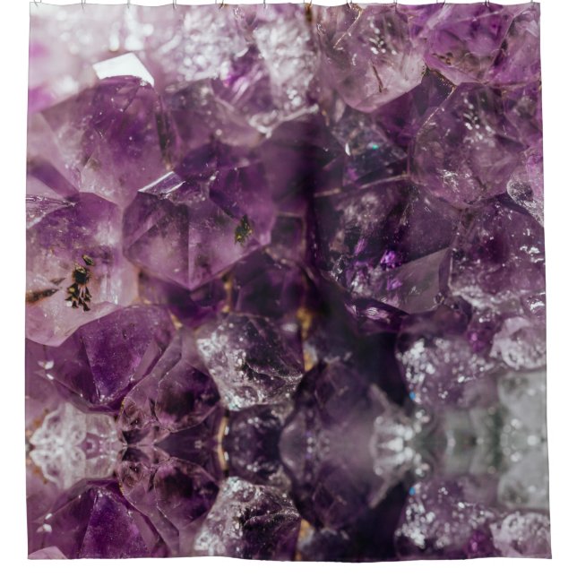 Amethyst Crystal Cleansing Energy Shower Cortina (Anverso)