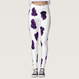 Amethyst Crystal Stone Personalizado Leggings