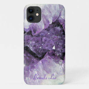 Amethyst Geode 3D look Funda *Personalize*