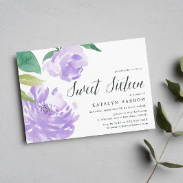 Amethyst Peony | Dulce Dieciséis Invitaciones