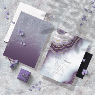 Ametría de ducha de novia de cristal agado ID825