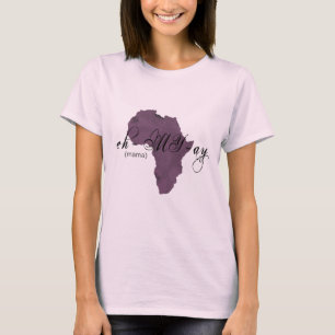 Amharic etíope "mamá" camisa