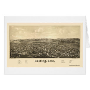 Amherst, mapa panorámico de las MAMÁES - 1886