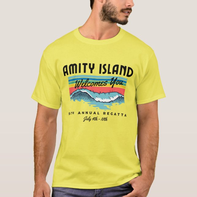Amidad Island te da La Bienvenida - Camiseta De Pe (Anverso)