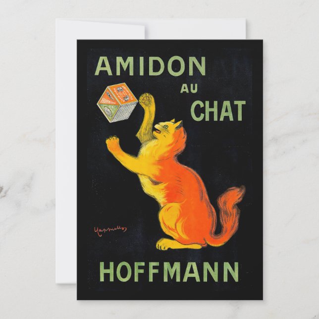 Amidon Au Chat | Leonetto Cappiello (Anverso)