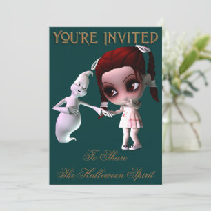 Amigable invitación a la fiesta de Fantasma de Hal