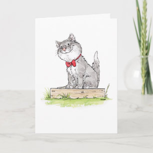 Amigable Tarjeta Kitty
