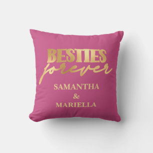Amigas íntimas Pink Mejores amigas   Almohada para