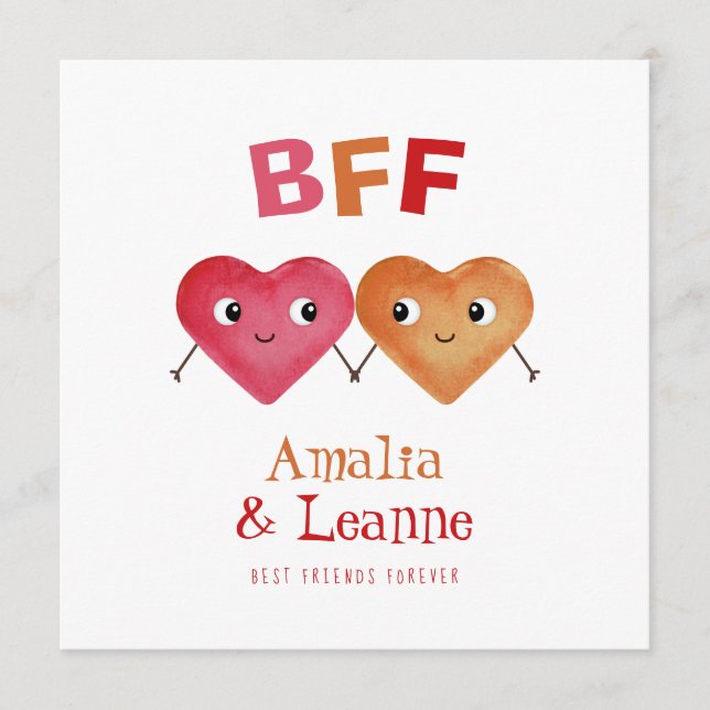 Amigas Mejores Amigas Por Siempre Valentín de Amis (Anverso)