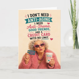Amigas Sassy de Cumpleaños y Tarjetas de Crédito