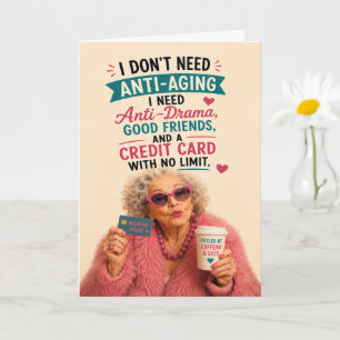 Amigas Sassy de Cumpleaños y Tarjetas de Crédito