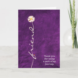 Amigo Daisy con la tarjeta Ladybugs