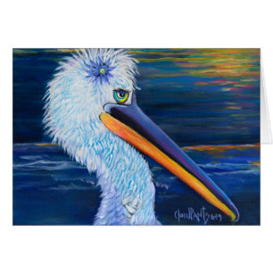 Amigo de la alpaca - tarjeta de nota de la petunia