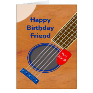 Amigo en el cumpleaños de un guitarrista de leyes