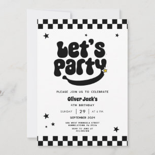 Amigo Feliz Cualquier Invitación de Cumpleaños de 