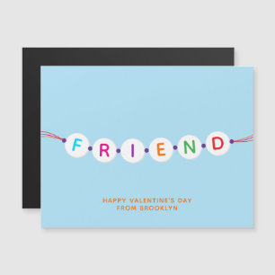 Amigo lindo brazalete de amistad azul San Valentín