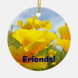 ¡Amigos! Adornos colgantes regalos Flores de amapo