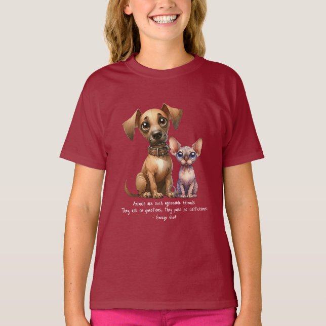 Amigos - Camiseta de animales (Anverso)