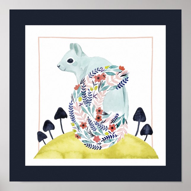 Amigos de Clementine | ardilla de arte popular (Frente)