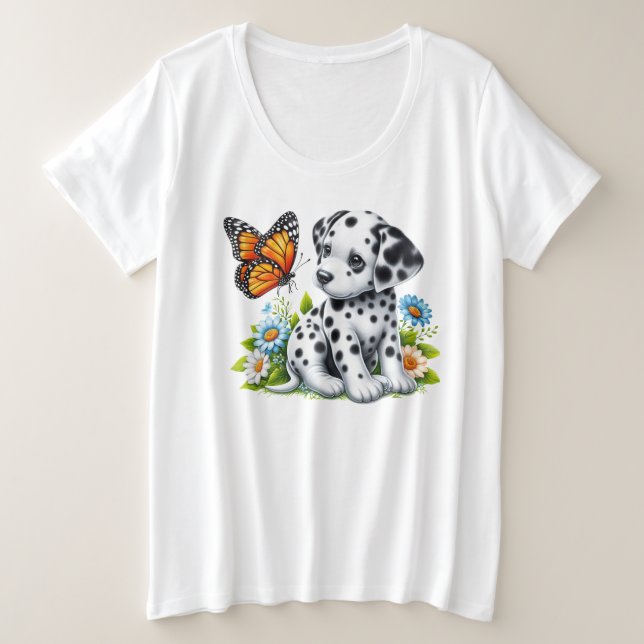 Amigos de Cute Dalmatian/Butterfly (Anverso del diseño)