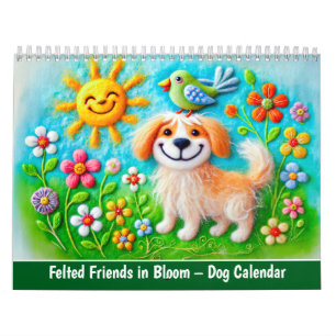 Amigos de Fieltro en Flor – Calendario de Perros
