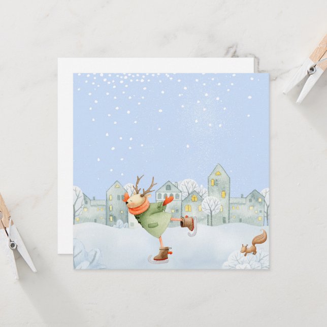 AMIGOS DE INVIERNO DE WOODLAND - REINDEDOR DE PATI (Anverso/Reverso In Situ)