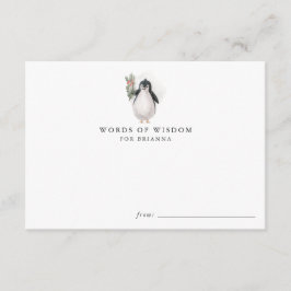 Amigos de invierno | Tarjeta de asesoramiento Baby