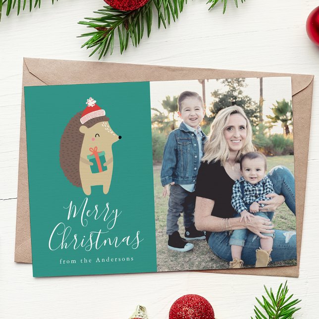 Amigos de invierno | Tarjeta fotográfica de vacaci (Subido por el creador)