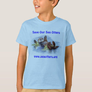 Amigos de la camiseta de mar del niño de la nutri