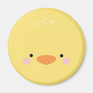 Amigos de la granja Imán de pollito curioso