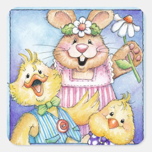 Amigos de Pascua - Pegatinas (Anverso)