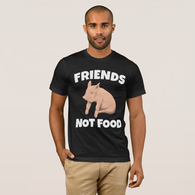 AMIGOS DE PIG NO COMEN CAMISETAS (Anverso completo)
