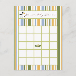 Amigos de Safari de Tarjeta de Bingo Escrita