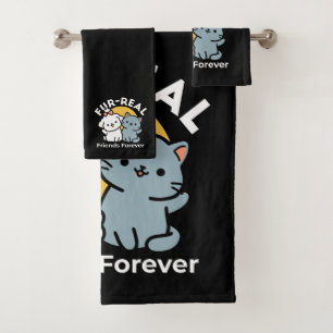 Amigos De Verdad Para Siempre Dúo de gato y perr