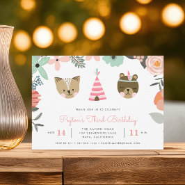 Amigos de Woodland | Invitación a la fiesta de cum