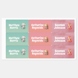 Amigos de Woodland: Juegos de etiquetas para niños