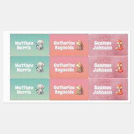 Amigos de Woodland: Juegos de etiquetas para niños