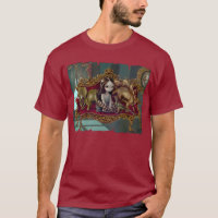 Amigos del dinosaurio 1 camisa lowbrow rococó
