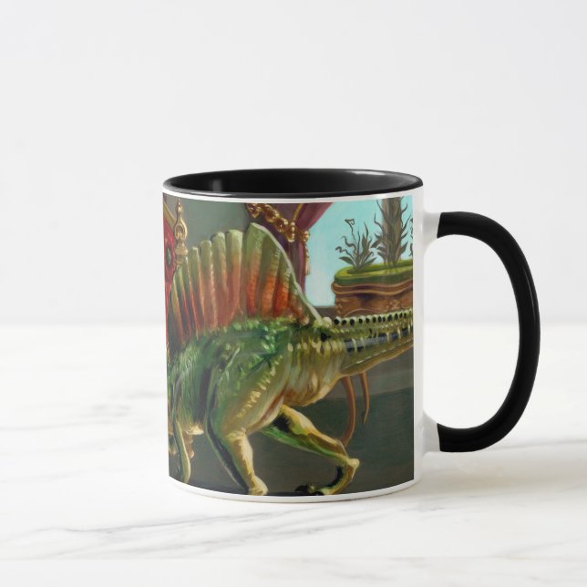 "Amigos del dinosaurio taza de II" (Derecha)