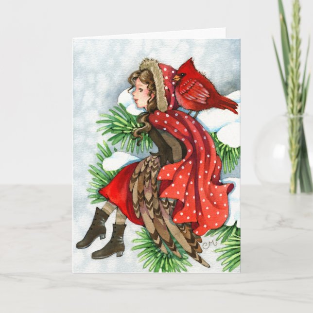 Amigos del invierno - tarjeta de felicitación (Anverso)