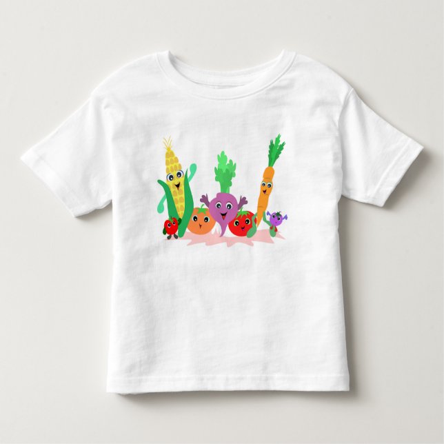 Amigos del Veggie para la camiseta de Todlers (Anverso)