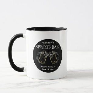 Amigos, Deportes y Cerveza - Taza de café de Bar D