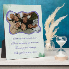 Amigos en el bosque Tabletop placa 8x10 Easel