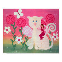Amigos felinos - Arte de niños gatos gatos 8 x 10