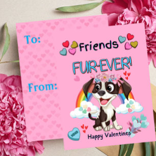 Amigos Fur-ever Cachorros Lindos Tarjetas de San V