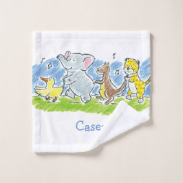 Amigos Furry Conga Niños Lavan Ropa