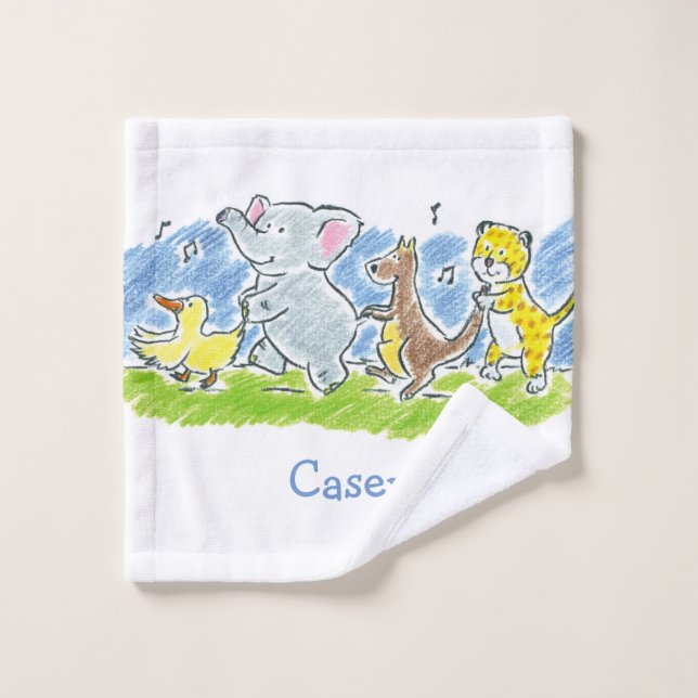 Amigos Furry Conga Niños Lavan Ropa (Toallita)