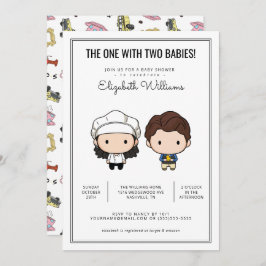 AMIGOS™ | Invitación de gemelos a Baby Shower